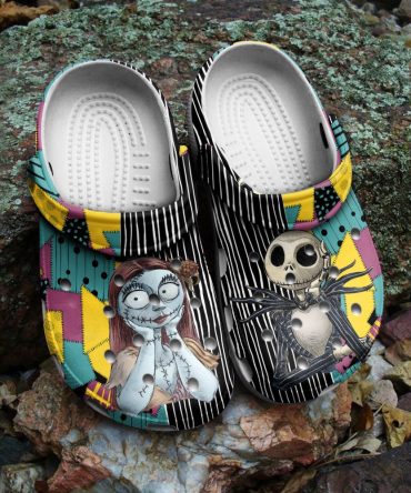 The Nightmare Before Christmas Movies Crocs Colorful  Cartoon Clogs For Adults - Comfy & Stylish Footwear