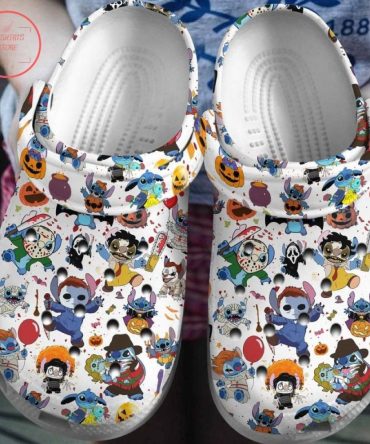 Lilo & Stitch Crocs Fun Halloween Cartoon Clogs – Comfortable & Stylish Footwear For Kids & Adults