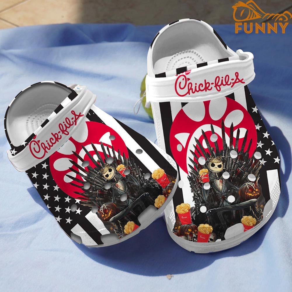 The Nightmare Before Christmas Movies Crocs Fun Novelty Crocs - Unique Design With Bold Graphics - Comfortable & Stylish Footwear