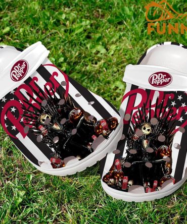 The Nightmare Before Christmas Movies Crocs Dr Pepper Themed Clogs With  Skeleton Design – Unique & Comfortable Footwear