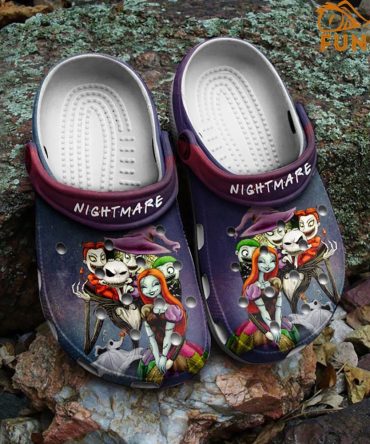 The Nightmare Before Christmas Movies Crocs Nightmare-Themed Comfortable Clogs - Perfect  Gift For Fans