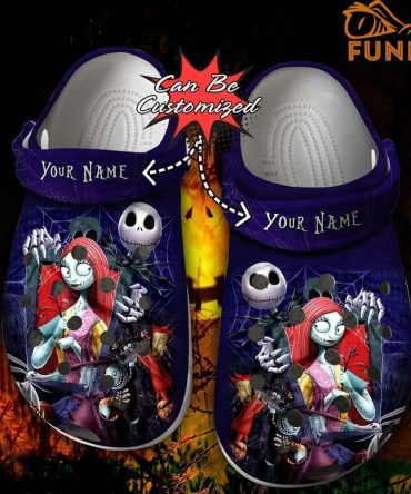 The Nightmare Before Christmas Movies Crocs Custom -Themed Crocs With Spooky Characters – Personalize With Your Name!