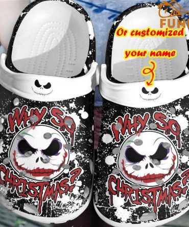 The Nightmare Before Christmas Movies Crocs Customizable -Themed Clogs – Unique 'Why So Christmas?' Design