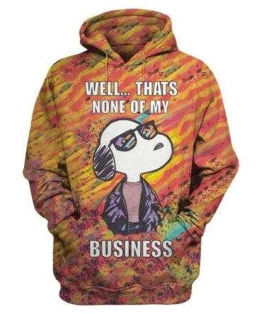 Peanuts Snoopy Hoodie , Gift For Fan Ver6, Aop Hoodie 2107 , Snoopy Hoodie - Trendy All Over Print