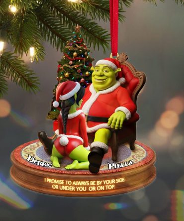 I Promise To Always Be By Your Side - Funny Couple Ornament - Personalized Gift For Couples