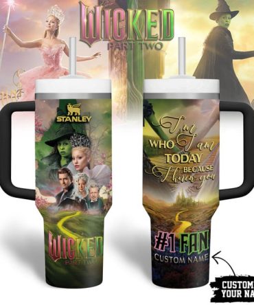 Wicked Movies Custom Stanley Cup 40 Oz Tumbler With Handle