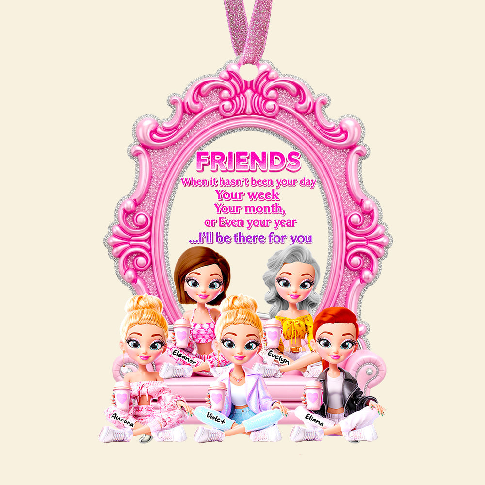 Friends Forever - Personalized Christmas Ornament For Besties - Image 3