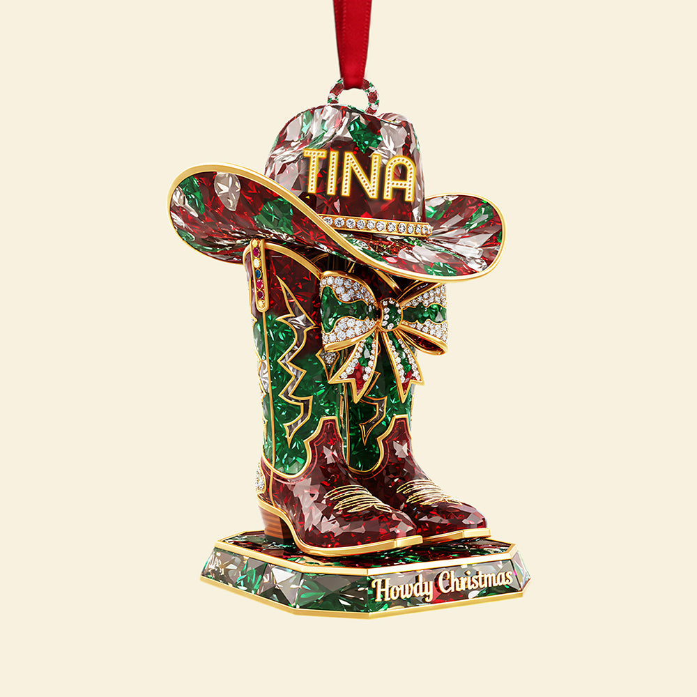 Personalized Cowboy Christmas Ornament - A Unique Gift For The Wild At Heart - Image 5