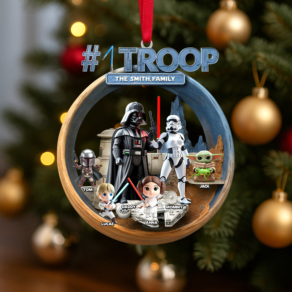 Family Acrylic Ornament - Personalized Gifts For Your Loved Ones - Image 4