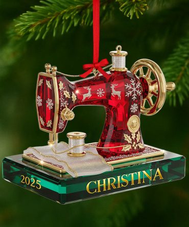 Sewing Machine Ornament - A Heartfelt Gift For Sewing Enthusiasts - Personalized Keepsake