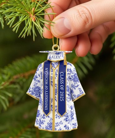 Personalized Gifts For Graduate Christmas Toile De Jouy Ornament 01Pgtn050925 Graduation Gifts