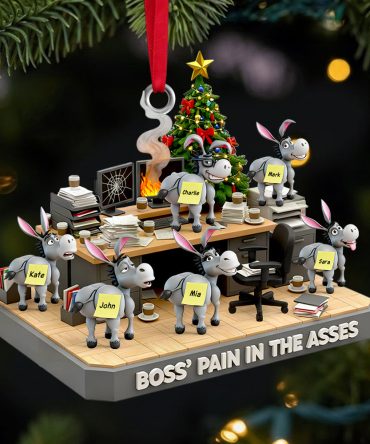 Boss’S Donkey Squad Christmas Ornament Personalized Gifts For Coworkers 02Qhdt221025