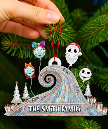 Whimsical Family Balloon Ornament Personalized Gifts For Family 02Ohdt220925