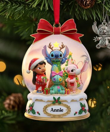 Holiday & Friends Christmas Ornament Personalized Gifts For Friends 04Pglu161025