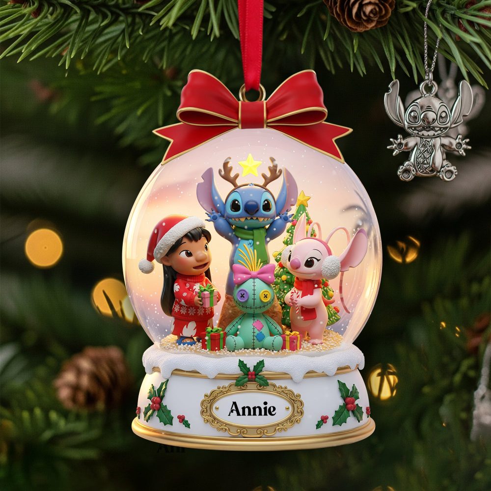 Holiday & Friends Christmas Ornament Personalized Gifts For Friends 04Pglu161025