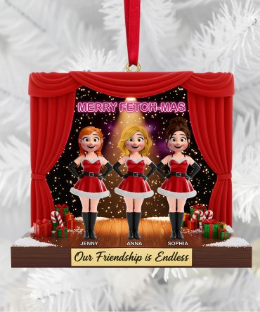Merry Fetch-Mas Ornament - Personalized Gifts For Besties 02Natn201025