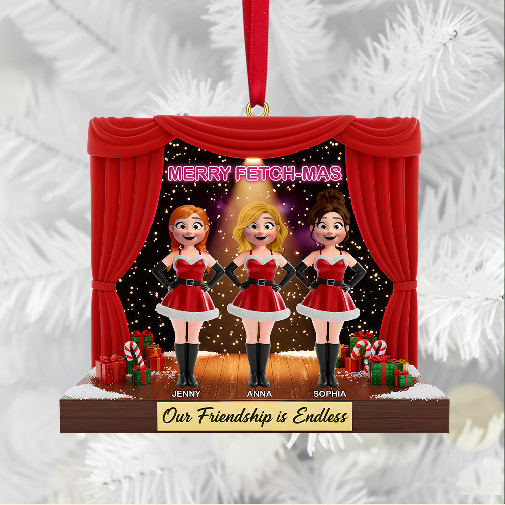 Merry Fetch-Mas Ornament - Personalized Gifts For Besties 02Natn201025