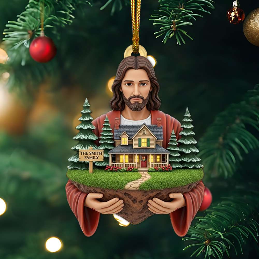 Blessed Family Christmas Ornament - Personalized Gift For Family 02Tolu130825 - Image 2