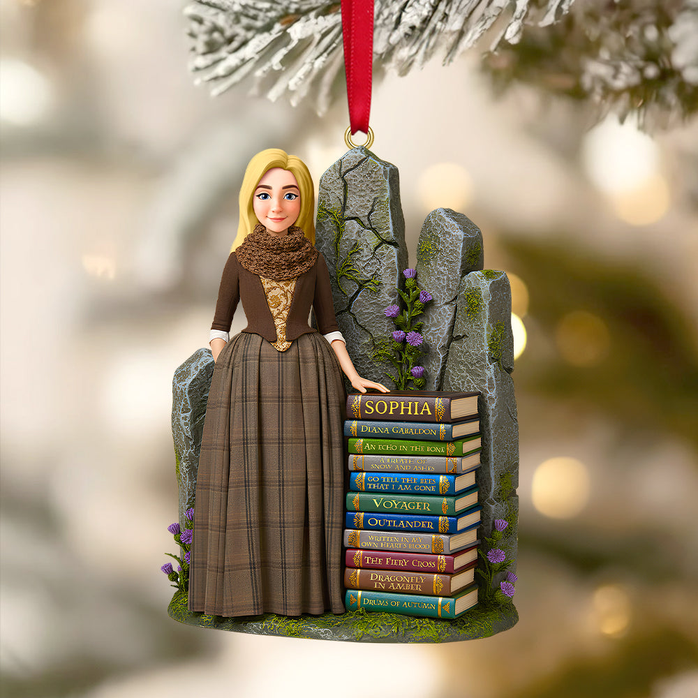 Personalized Gifts For Book Lovers Christmas Ornament 01Hutn171025 - Image 2