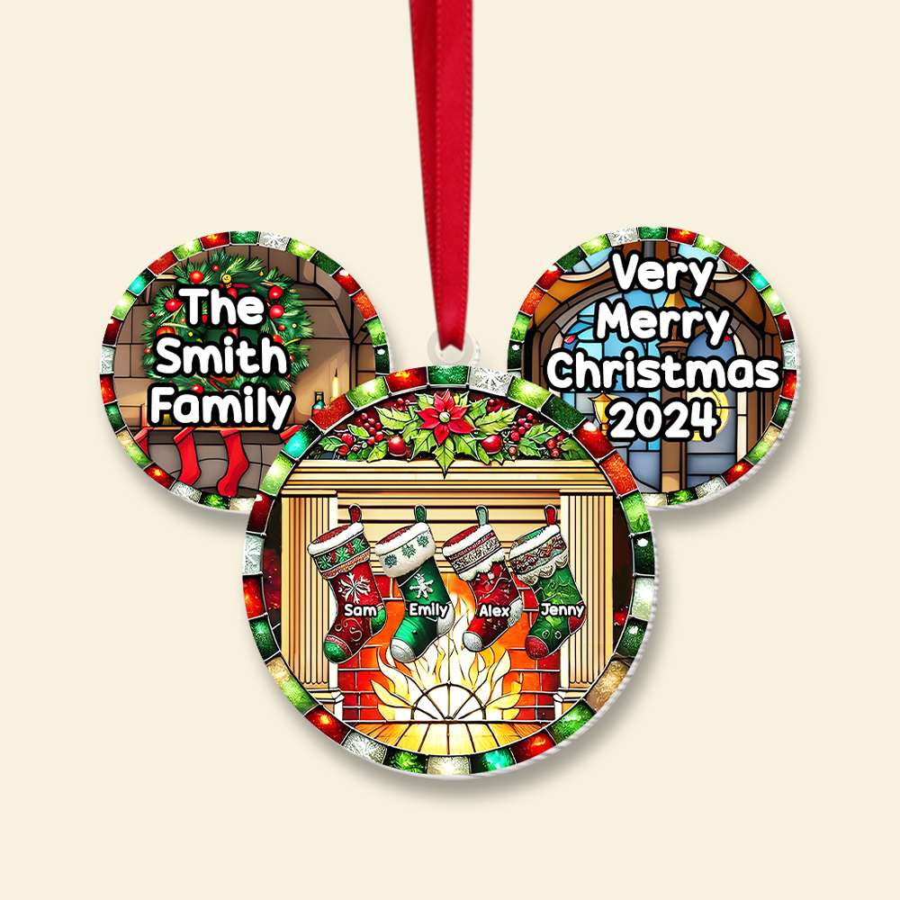 Personalized Christmas Gifts For Family Ornament Acrylic 03Xqmh280924 - Image 4