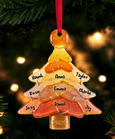 Family Tree Ornament - Personalized Gifts For Family 05Tglu151025