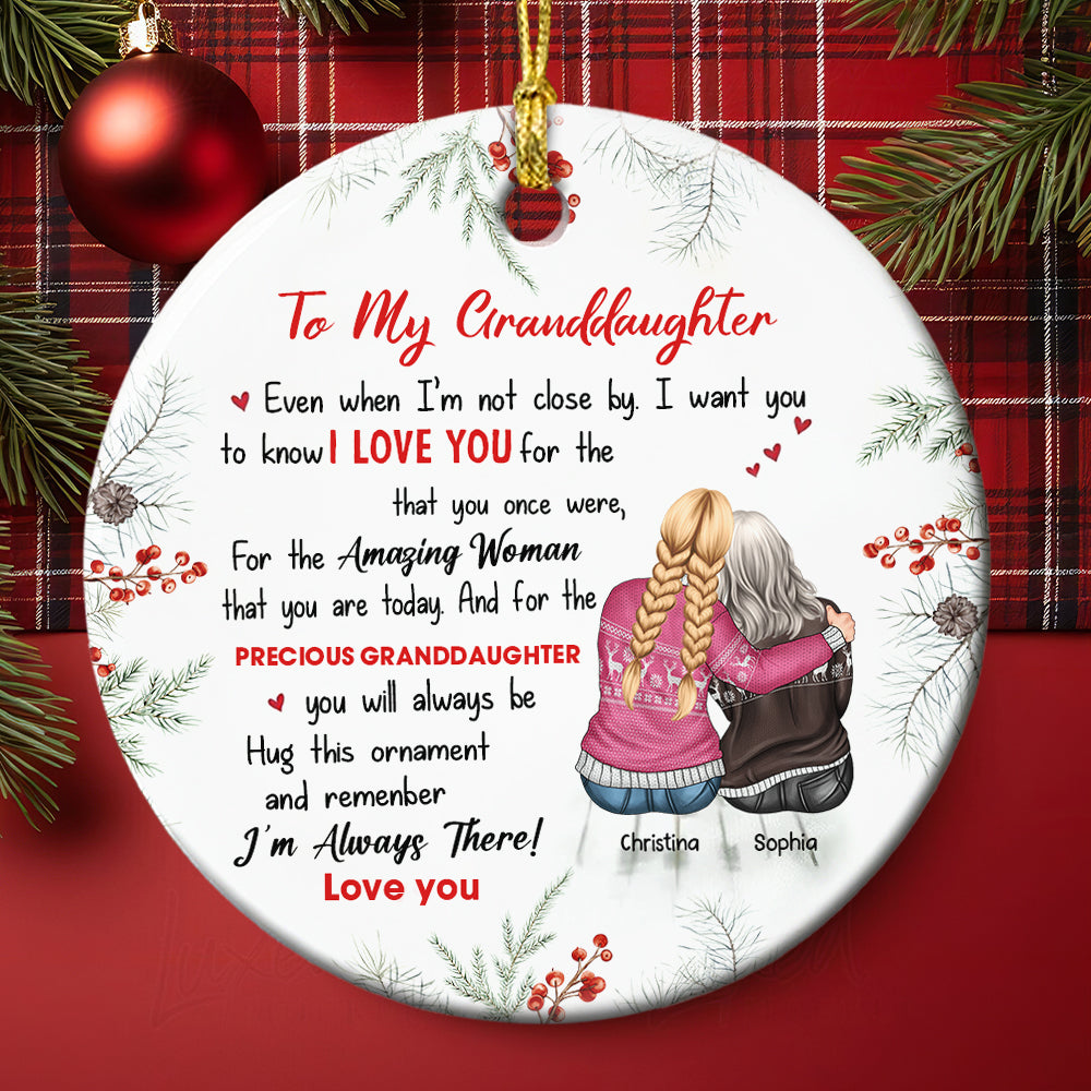 Personalized Gifts For Granddaughter Christmas Ornament 01Acdt011024Tm - Image 3