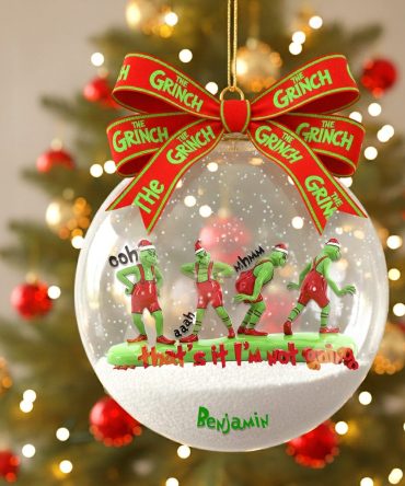 Funny Grumpy Anti-Social Christmas Ornament, Personalized Gifts For Movie Fans 04Qhmg300925