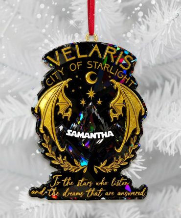 Dreamy City Of Star Ornament, Personalized Gifts For Fantasy Novel Fans 01Qhmg131025