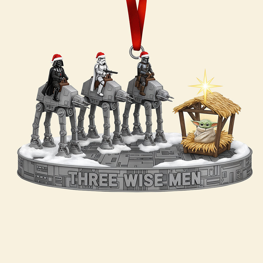 Fun Cosmic Christmas Three Wise Men Ornament - Gifts For Movie Fans 01Qhqn101025 - Image 4