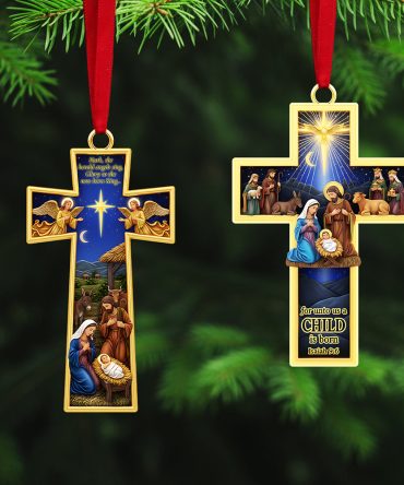Gifts For Jesus Lover, Jesus Christmas Acrylic Ornament 01Hyta171025