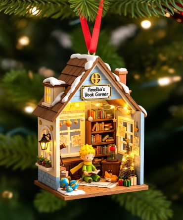 Personalized Gifts For Book Lovers Christmas Ornament 06Pgtn031025