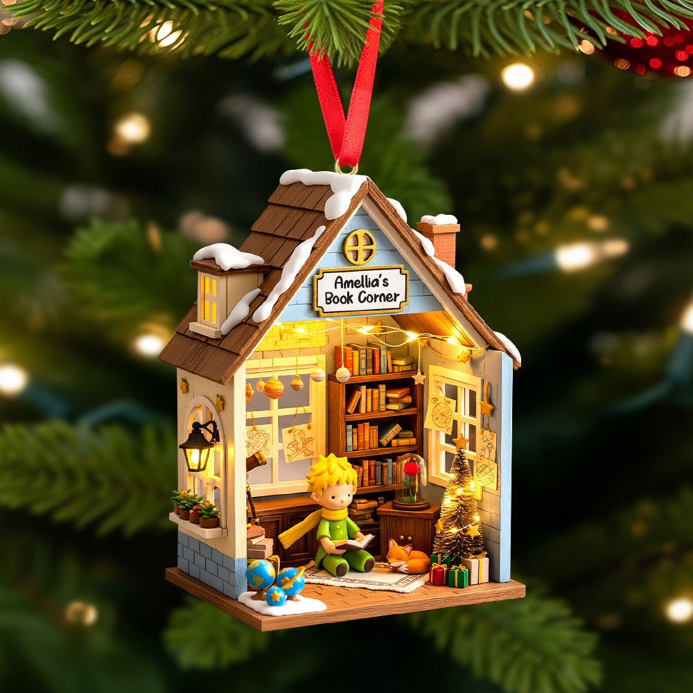 Personalized Gifts For Book Lovers Christmas Ornament 06Pgtn031025