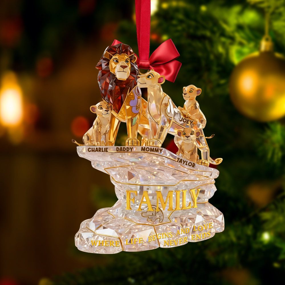 Majestic Family Ornament - Personalized Gifts For Family 03Qhlu131025