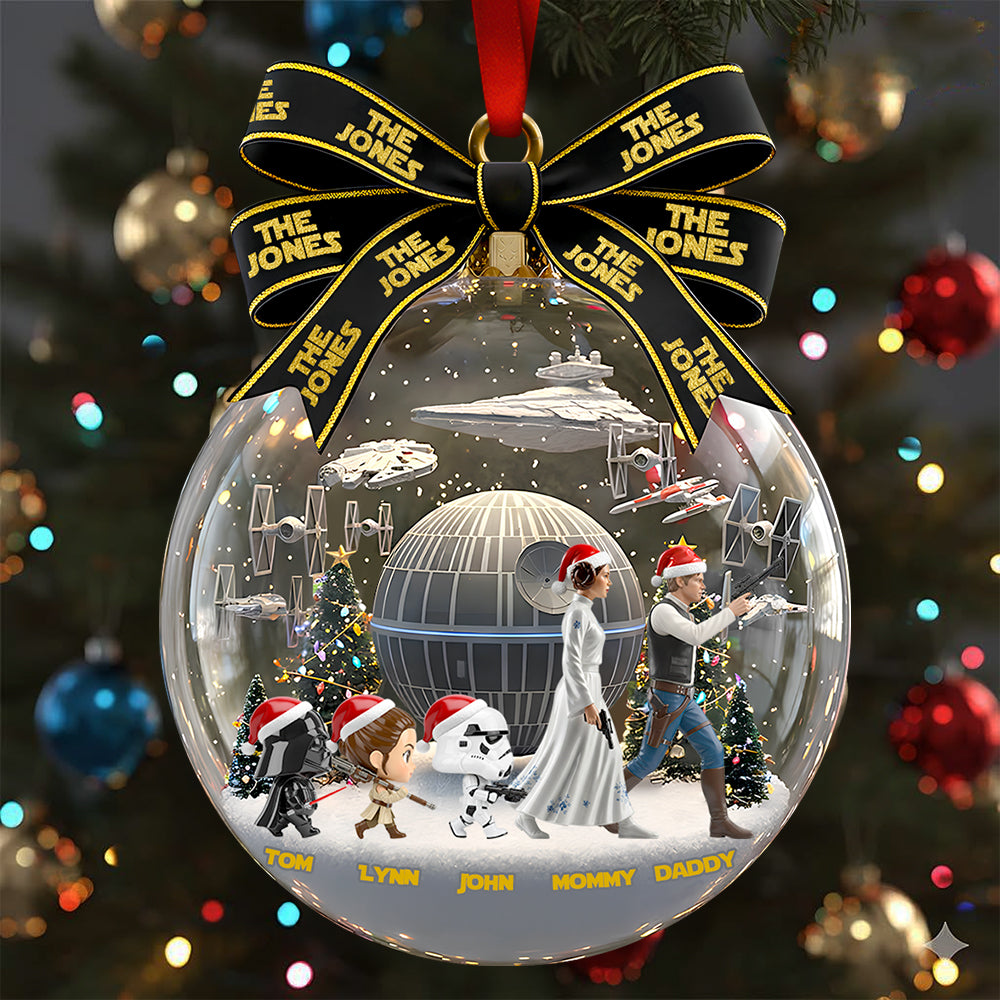 Family Walking Together Christmas Ornament Personalized Gifts For Family 01Qhdt021025 - Image 2
