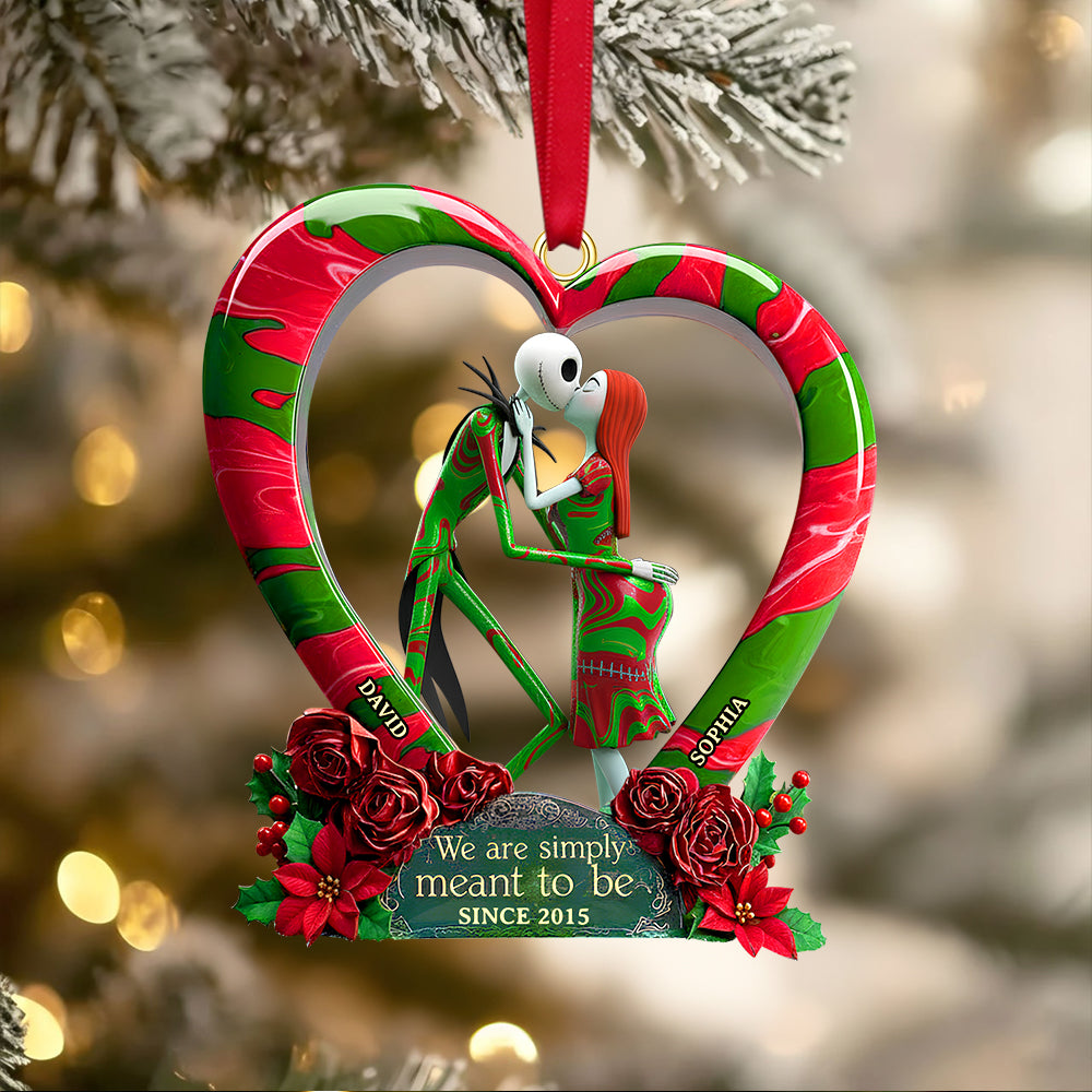 Personalized Gifts For Couple Christmas Ornament 06Tgtn011025 - Image 2