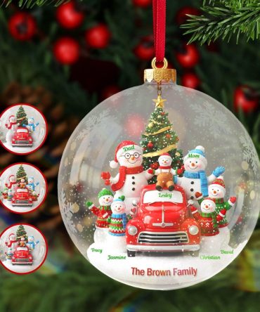 Personalized Gifts For Family Christmas Ornament 01Tomg011025