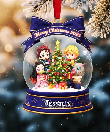 Personalized Gifts For Christmas, Darkness Hunter Custom Shape Acrylic Ornament 02Pgta041025