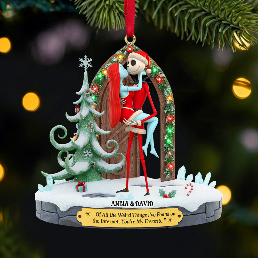 Funny Internet Couple Personalized Gifts For Couple Christmas Ornament 03Ohtn131025