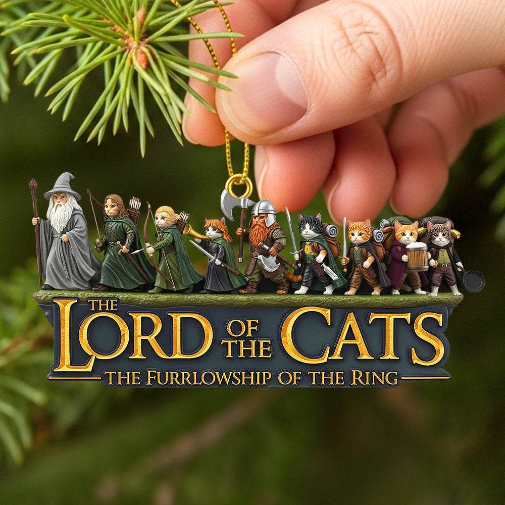 Fantasy Cat Gang Christmas Ornament, Personalized Gifts For Cat Lovers 04Qhtn050925 - Image 4