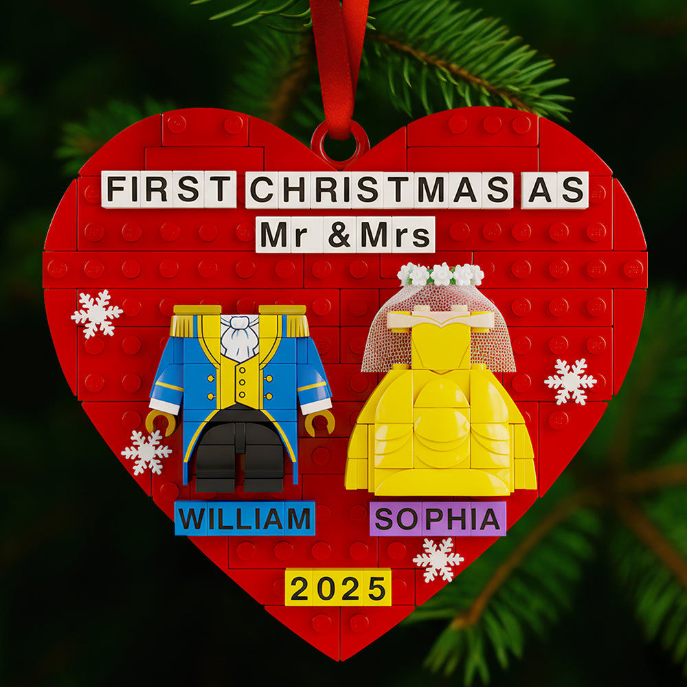 Wedding Couple Christmas Ornament Personalized Gifts For Couple 03Todt290925 - Image 2