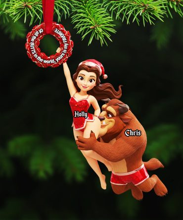 Personalized Gifts For Christmas, Naughty Couple Acrylic Ornament 01Ohta081025