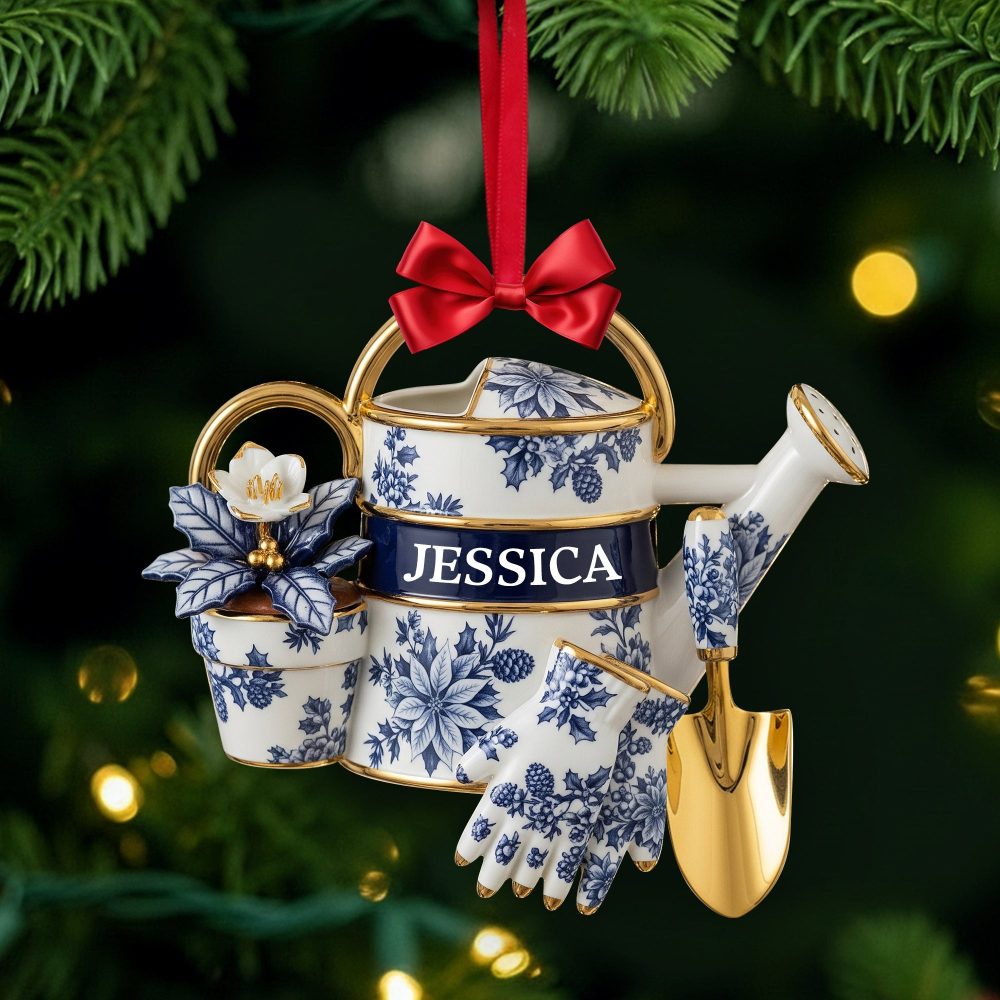 Garden Tools Acrylic Ornament - Personalized Gifts For Gardeners 02Pglu131025
