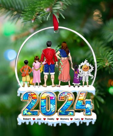 Personalized Gifts For Family Acrylic Ornament 01Achu280924Pa