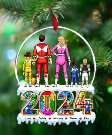 Personalized Gifts For Family Acrylic Ornament 05Achu280924Hh