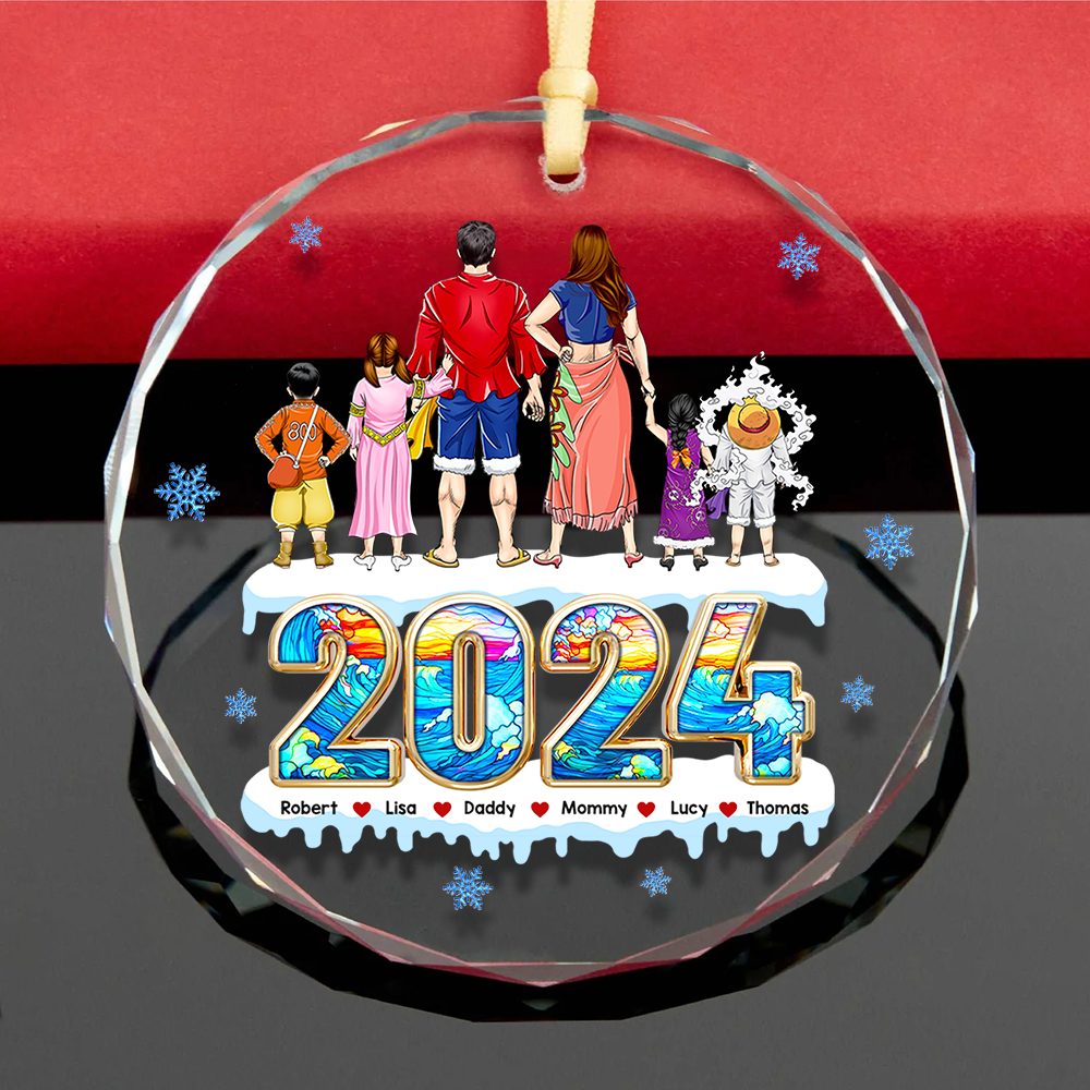 Video Game Family Ornament - Pirate Family - Personalized Gifts For Family