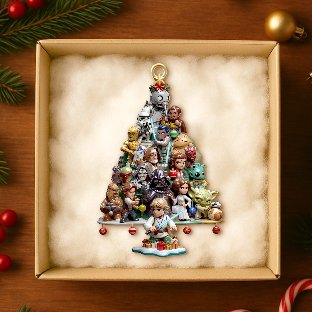 “Celebrate The Magic Of Film” - Cosmic Troop Christmas Tree Ornament, Personalized Gifts For Movie Fans - Image 2