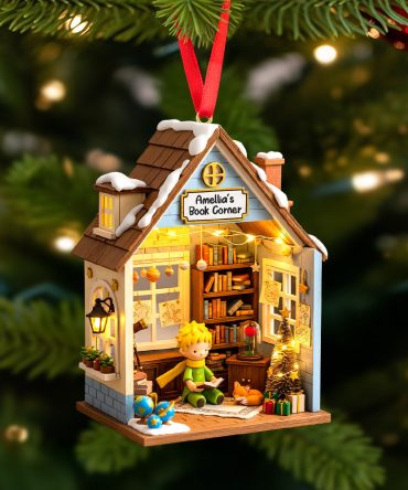 “Every Book Lover’S Dream” - Personalized Christmas Ornament - Custom Gift For Readers, Friends, Family