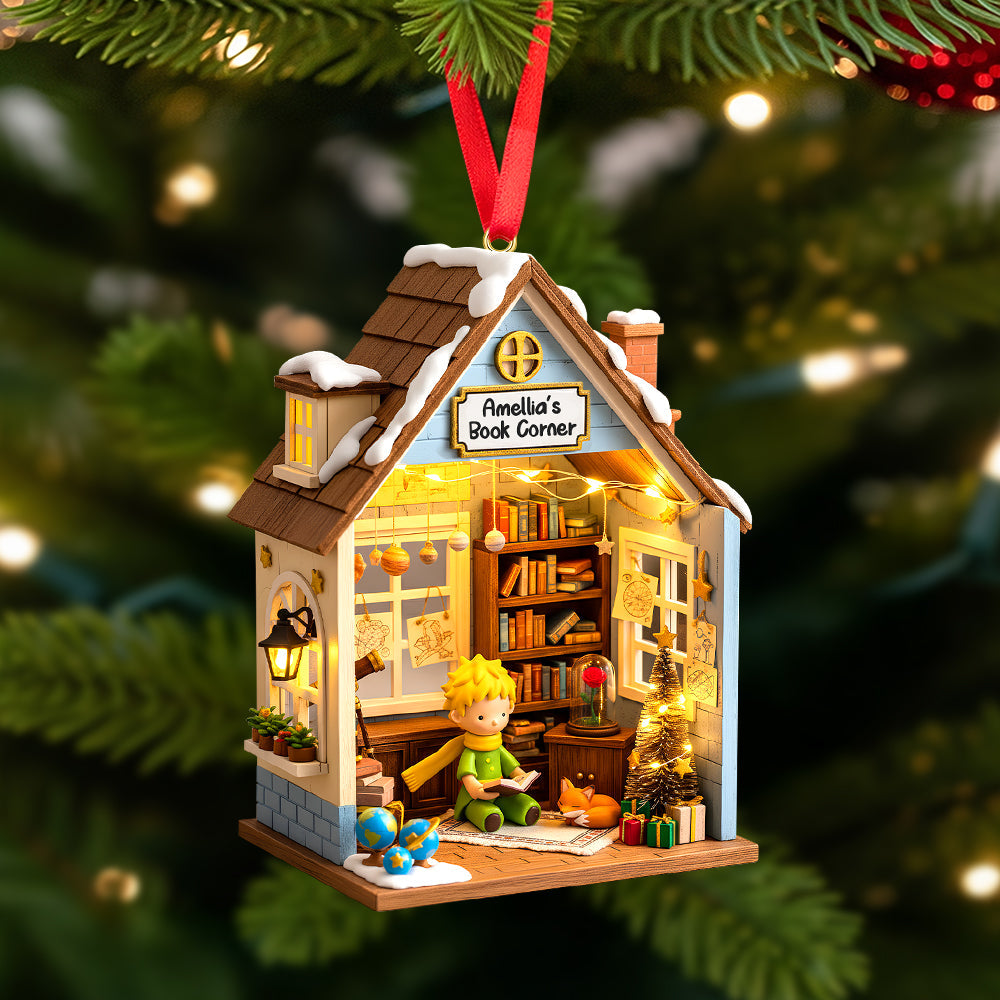 “Every Book Lover’S Dream” - Personalized Christmas Ornament - Custom Gift For Readers, Friends, Family