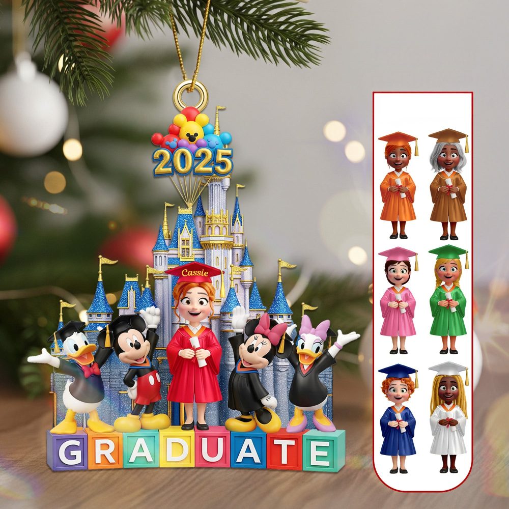 Celebrate Your Grad - Personalized Graduation Christmas Ornament
