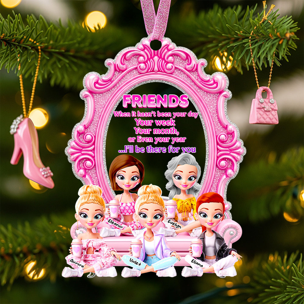 Friends Forever - Personalized Christmas Ornament For Besties - Image 2